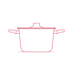 Objects Cooking Pots Ikea Hemlagad Pot 5 Qt Stencil Svg Vector, Free Vectors File
